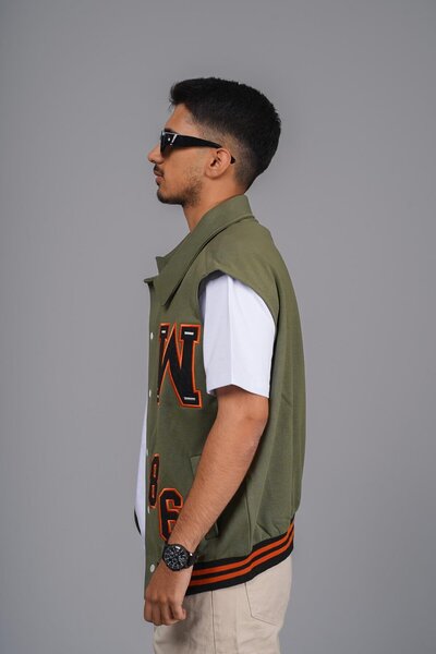 king brich Ribbed Oversize Cut Men's Vest