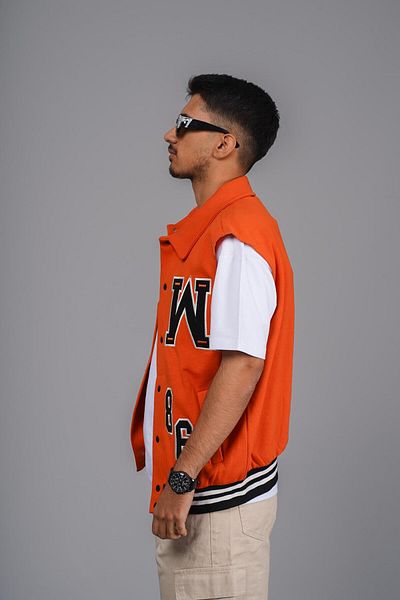 king brich Ribbed Oversize Cut Men's Vest