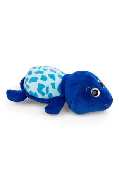 OEM Jucarie de plus broasca testoasa, albastru, lungime 20 cm