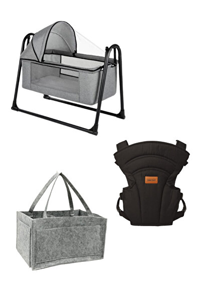 Tommybaby 3'lü Set Beşik , Kanguru, Keçe Organizer