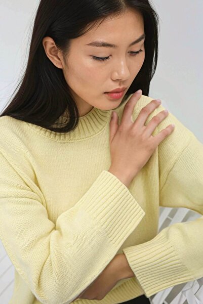 Hiccup Bisiklet Yaka Relax Fit Yumuşak Triko Kazak