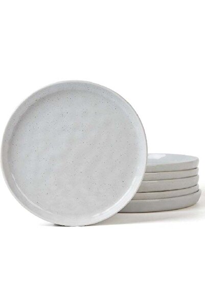 Generic Mars 6 Piece Stoneware Dinner Plates in 26 cm, Scratch Resistant, Mod...