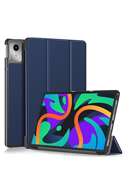 Madviun Husa pentru Lenovo Tab M11, FoldPro, J34, Microfibra, Blue