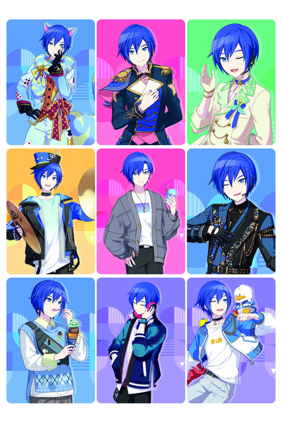 nihonwosekai Hatsune Miku Pjsekai Anime Photocard Pc Set 9 Pcs Kaito