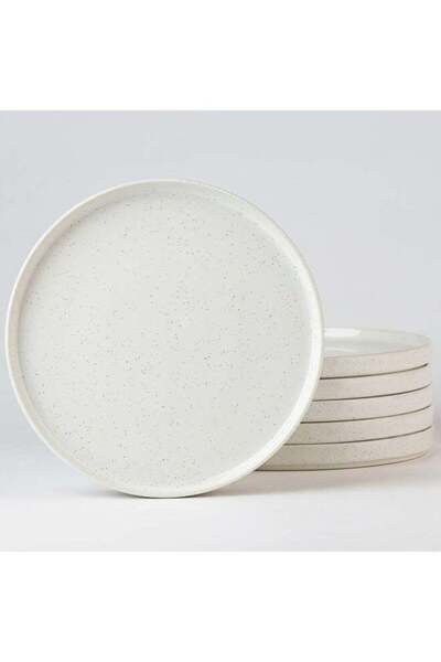 Generic Nebula 6 Piece Stoneware Dinner Plates in 26 cm, Scratch Resistant, M...