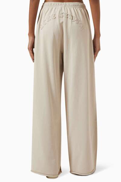 Acne Studios Gri Logo Nakışlı Organik Pamuk-Fleece Kapüşonlu Hoodie - Rahat Kesim, Zip-Açılabilir