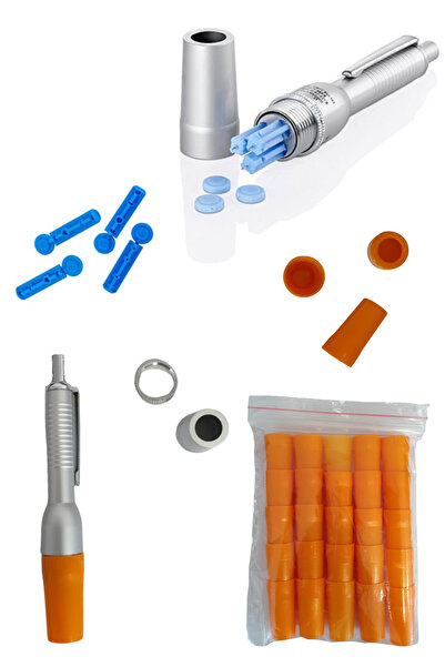 MediGreen Üçlü Hacamat Kalemi, 100 Adet İğne & 25 Adet Yedek Başlık