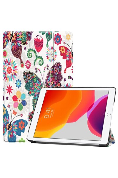Madviun Husa pentru iPad 10.2 2019/2020/2021, FoldPro, J61, Microfibra, Butterfly