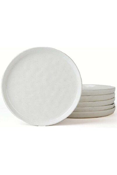 Generic Mars 6 Piece Stoneware Dinner Plates in 26 cm, Scratch Resistant, Mod...