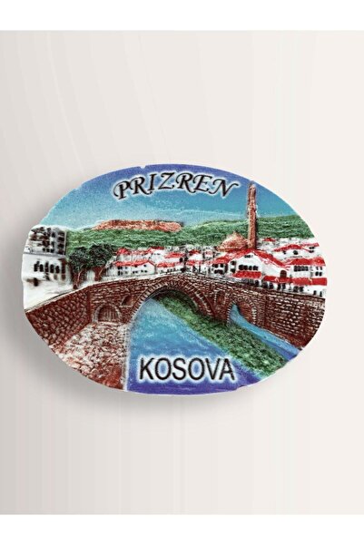 Mundy PRİZREN ( KOSOVA ) Temalı Polyester Kabartma Magnet Buzdolabı Süsü