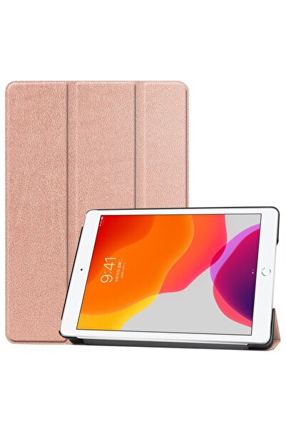 Madviun Husa pentru iPad 10.2 2019/2020/2021, FoldPro, J53, Microfibra, Rose Gold