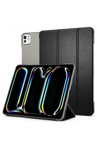 Spigen Smart Fold Case Compatible with iPad Pro 11 inch 2024 Black