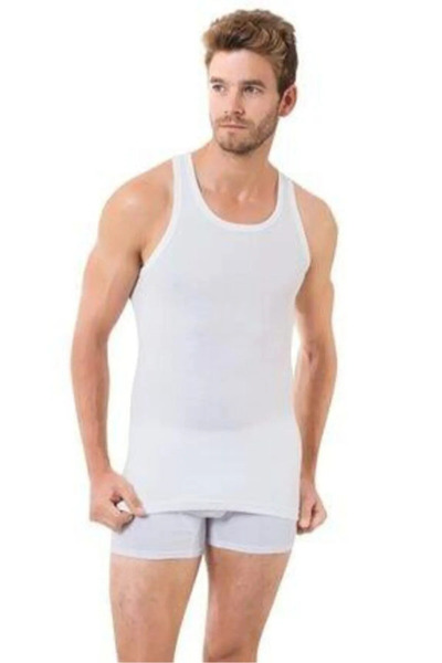 Sereia Men's Rambo Strap Comfortable Combed Cotton White Black - White - Sreia10K02Gkocta-Be