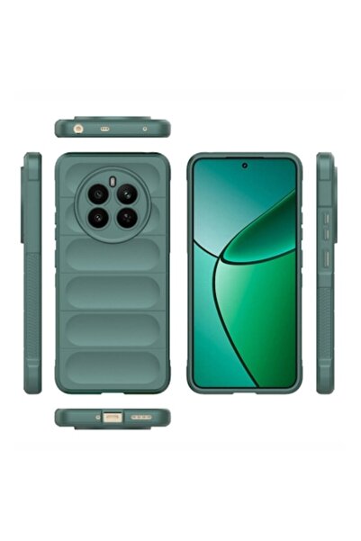 Techsuit Кейс за Realme 12/12x (Magic Shield V28) - Полиуретан, Зелен