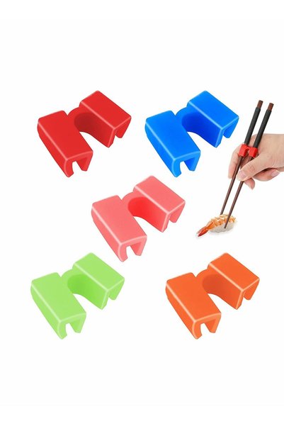 Generic Chopstick Helper 5 Pcs Reusable Chopsticks Helpers Training Chopstick...