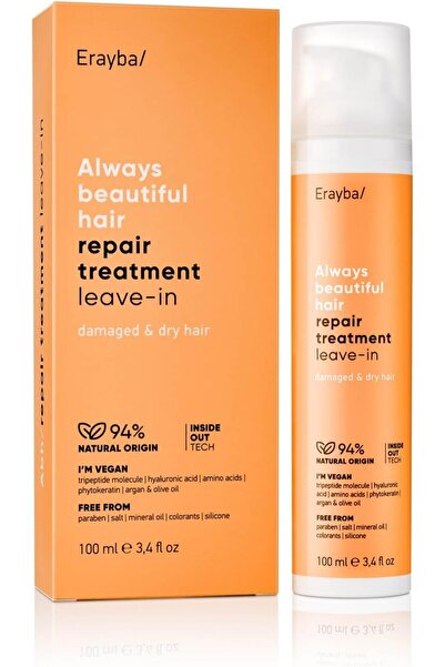 Erayba علاج مكثف لإصلاح وترطيب ألشعر التالف و الجاف من ايرايبا- 100مل