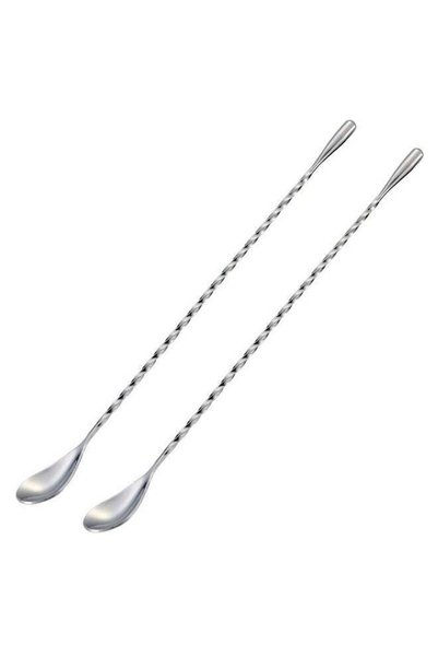 Generic 2 Pcs 12 Inches Spoon, Long Handle Mixing Stirrers for Drink, Stainle...
