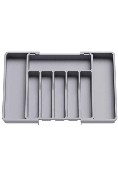 Generic Expandable Cutlery Drawer Organizer, Plastic Silverware Tray for Kitc...