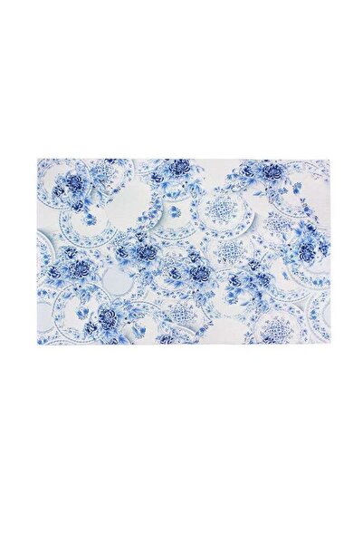 Generic Home Placemat Blue/White 30x45cm