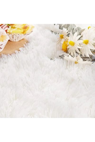 New Color Plush Soft Non-Slip Cotton Based Bath Mat – White (40X60, 60X100, 80X150, 100X200)