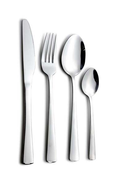 Generic Cuisine Art Cuisine Art Chole 16 Piece Stainless Steel Cutlery Set, Silver