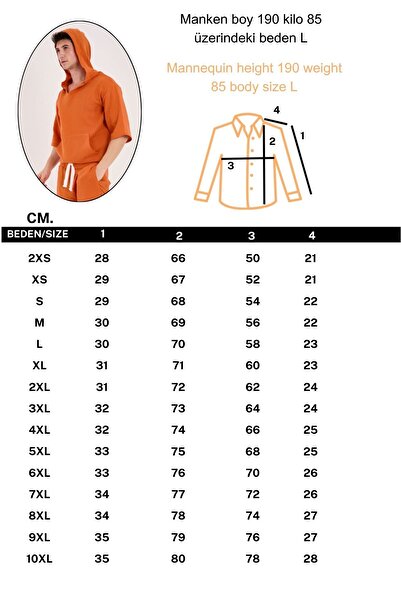 RELAXL 100% бавовна, розмір 2XS-10XL, вільний крій, літній помаранчевий худі з капюшоном