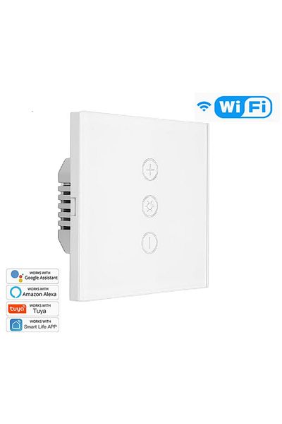 N2L Store Întrerupător smart N2L Store®, touch, cu dimmer, Wi-Fi, control vocal și aplicație