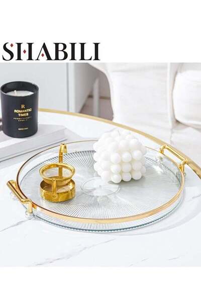Generic Round Acrylic Serving Tray，Dresser Jewelry Ring Dish Tank Storage Kit...