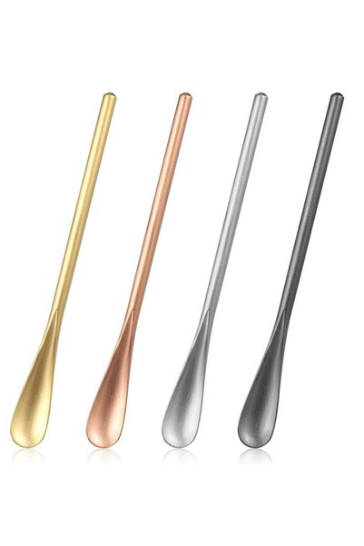 Generic 4 PCS Coffee Tea Spoon Mixing Spoon Coffee Stir Sticks Drink Stirrer ...