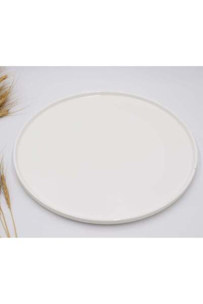 Generic AJ White ceramic - 10" Pizza Plate