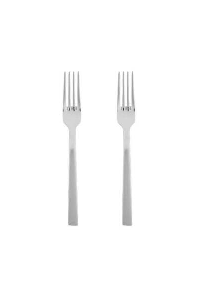 Generic Restaurantware Imperial 7 Inch Dessert Forks, 2 Heavy-Duty Table Forks - 18/10 Stainless Steel Tabl