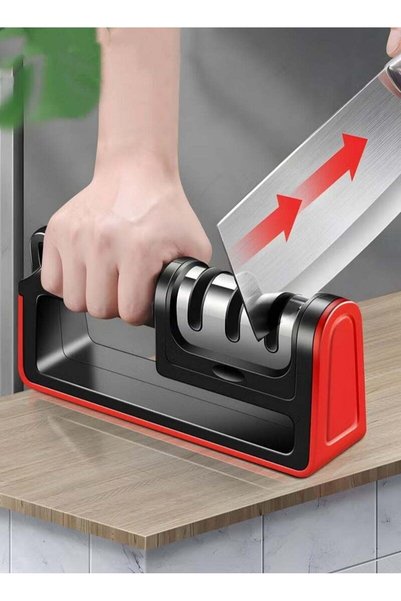 Generic Kitchen Knife Sharpener,Non-slip Base And Ergonomic Design,3-stage De...