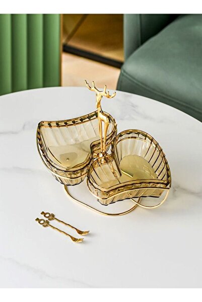 Generic 2 Pcs Household Fruits Bowl and Snack Serving Tray Candy Food Storage...