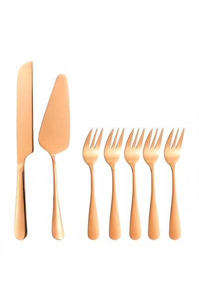 Generic Cake Serving Set Wedding Cake Knife and Fork and Server Set Cake Cutting Utensils Stainless Steel C