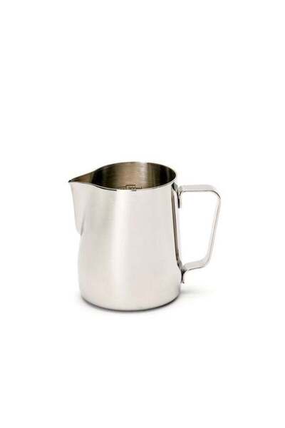 Generic Rhino Coffee Gear Professional Milk Pitcher, Latte Art Spout, Measurements Etched, Stainless Steel