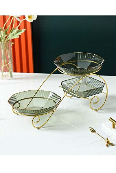 Generic Multi-layer Fruit and Nut Tray, Suitable For Living Room Coffee Table...