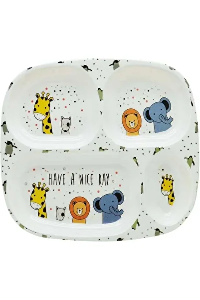 Generic DINEWELL Dinewell Kids Rectangle Plate Animate
