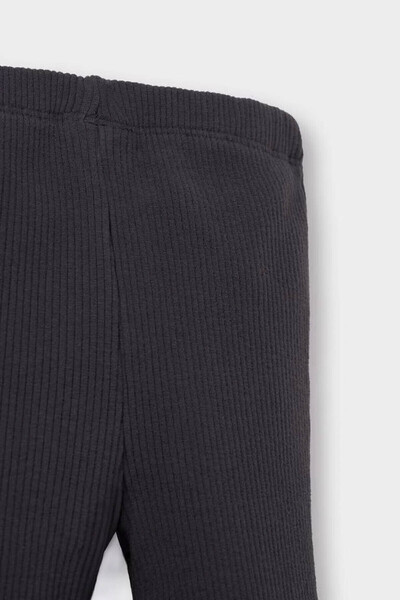 DeFacto Spanish Leg Ribbed Camisole Anthracite Baby Girl Leggings Z4739A2/Ar1