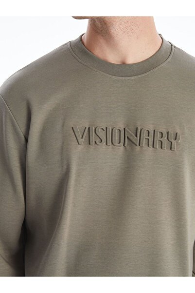 LC Waikiki Ανδρικό φούτερ με ανάγλυφο λαιμόκοψη