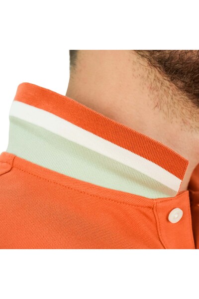 Giordano Men's 3D Lion Polo: Slim Fit, Bold Embroidery, Premium Pique