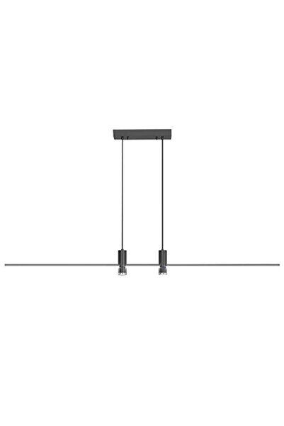 KlaussTech Candelabru LED, lumină, dimensiuni generoase - negru