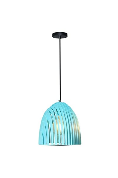 KlaussTech Soclu metalic E27 pentru suspendarea tavanului - albastru