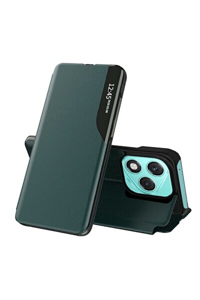 CLOUD Husa pentru Honor 400 Lite, I44, Piele ecologica, Dark Green