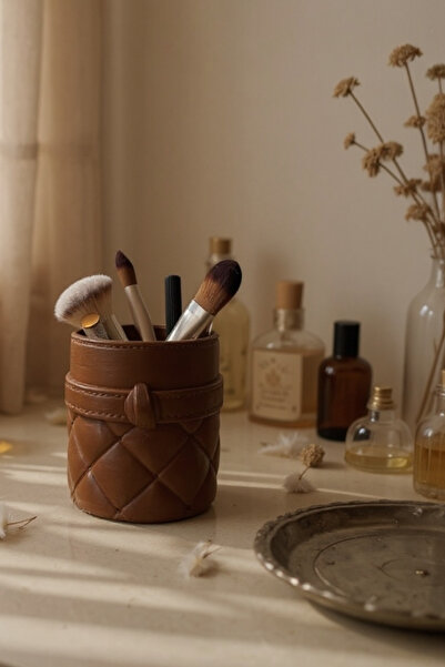 ardesta Handmade Decorative Large Organizer | Makeup Brush, Jewelry, Pen and Multi-Purpose Desktop Organizer