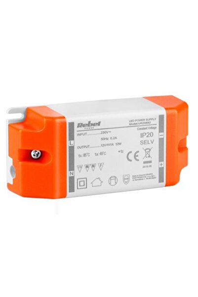 Rebel Sursă de alimentare pentru bandă LED 12V 1A, fără diacritic