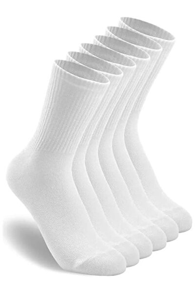 hepsiibirarada 6 Pairs Cotton Tennis Socks Socket Boy - Unisex, Cotton Colorf...