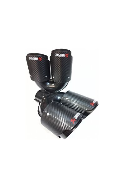 Akrapovic EKSOZ UCU 101MM ÇİFTLİ SAG SOL TAKIM KARBON