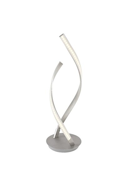 Platinet Lampă de birou LED argintie 9W - 2 spirale