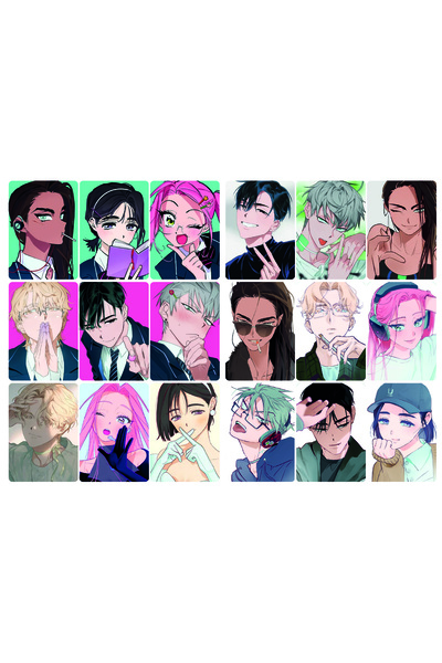 nihonwosekai Alien Stage Anime Photocard Pc Set 18 Pieces