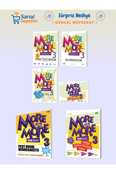 Fenomen Yayıncılık More and More 3. Sınıf Practice Book + Test Book + Haftalı...